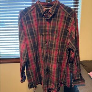 Ariat Pro Series Plaid Shirt in Pink and Gray